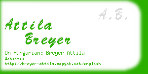 attila breyer business card